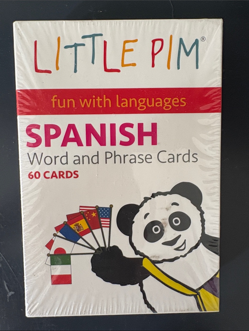 New Sealed Little Pim Spanish Word & Phrase Cards 60 Cards